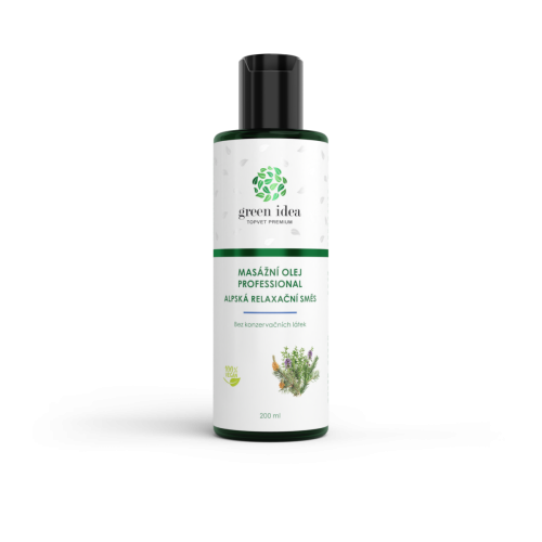 Alpská relaxačná zmes masážny olej 200 ml - Green idea