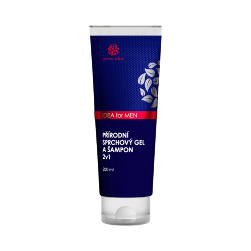 IDEA for MEN – prírodný sprchový gél a šampón 2v1 200 ml – Green idea