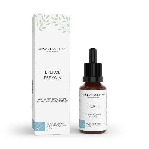Erekcia – bezliehová tinktúra – kvapky 25 ml – Green idea