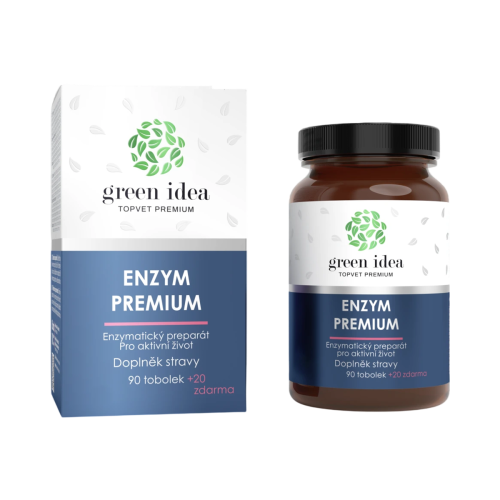 Enzym Premium - 90 kapsúl + 20 zadarmo - 110 ks - Green idea