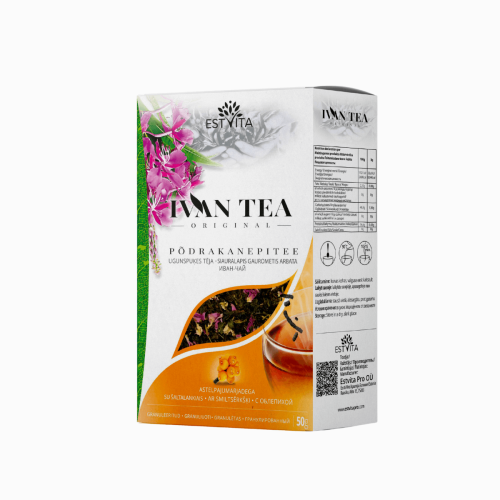 Ivan čaj (vrbovka úzkolistá) s rakytníkom - 50 g - Estvita