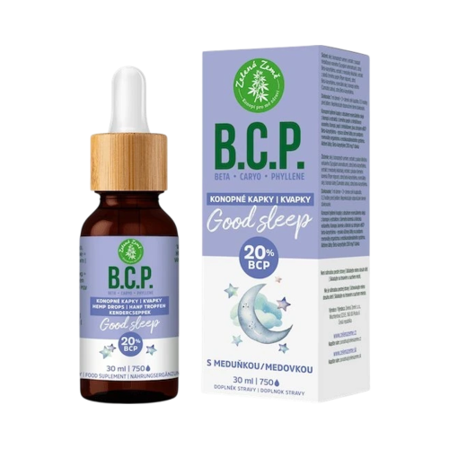 Konopné kvapky s BCP Dobrý spánok - 30 ml - Zelená Země
