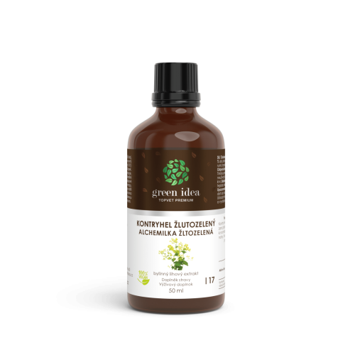 Alchemilka žltozelená – tinktúra – kvapky 50 ml – Green idea
