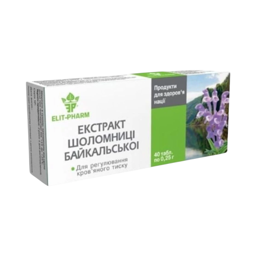 Šišiak bajkalský extrakt - 80 tabliet - Elit Pharm