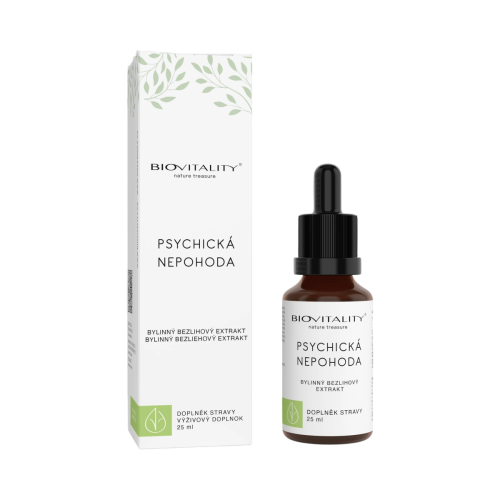 Psychická nepohoda – bezalkoholová tinktúra – kvapky 25 ml – Green idea