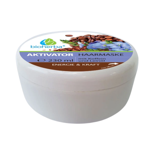 Vlasová maska Aktivátor s kofeínom a ľanovým olejom - 230 ml - Bioherba Vlasová maska Aktivátor s kofeínom a ľanovým olejom - 230 ml - Bioherba