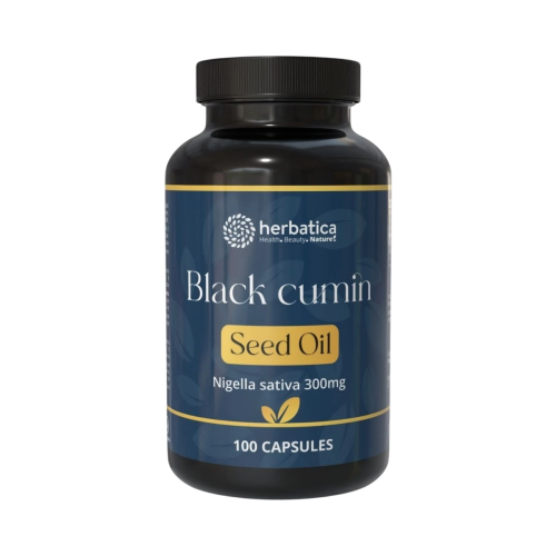 Olej zo semien čiernej rasce (Nigella sativa) v kapsulách /300 mg - 100 kapsúl