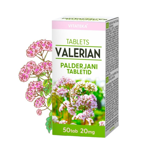 Valeriána lekárska 20 mg - 50 tabliet - Vitateka