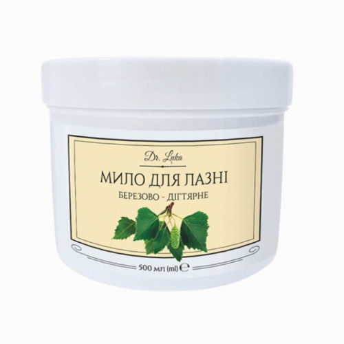 Krémové mydlo z brezového dechtu na telo a vlasy - 500 ml - Dr.Luka