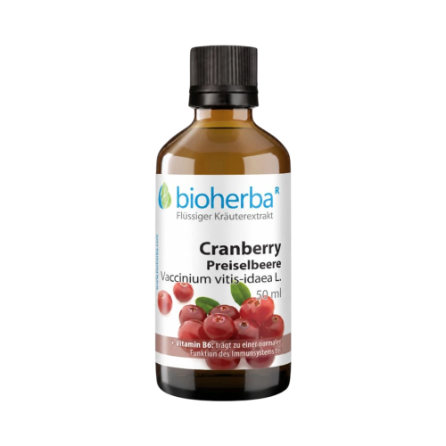 Brusnica (Preiselbeere) kvapky – tinktúra – 50 ml – Bioherba