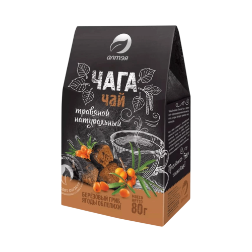 Čaga čaj s rakytníkom sypaný - 80 g - Alteya