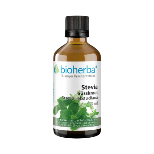 Stévia cukrová kvapky – tinktúra – 50 ml – Bioherba