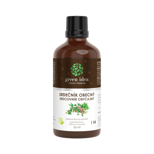 Srdcovník obyčajný – tinktúra – kvapky 50 ml – Green idea