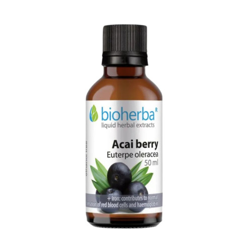 Acai bobule - tinktúra kvapky - 50 ml - Bioherba