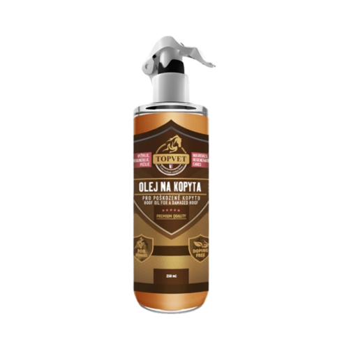 Olej pre poškodené kopyto pre kone - 250 ml - Green idea