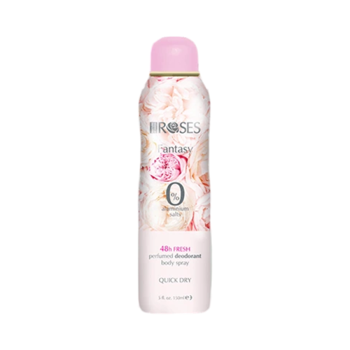 ROSES FANTASY Parfumovaný dezodorant s jemnou vôňou ruže 150 ml - NATURE OF AGIVA