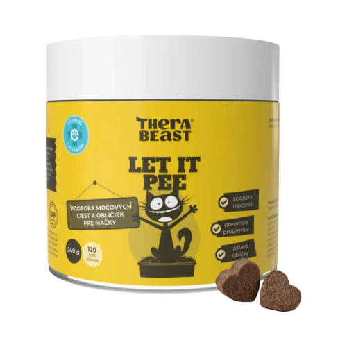 Let It Pee – podpora močových ciest a obličiek pre mačky – 120 ks – Therabeast