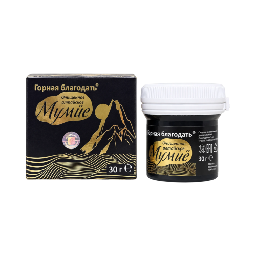 Mumio - očistené altajské v prirodzenej "tekutej forme" - 100 g