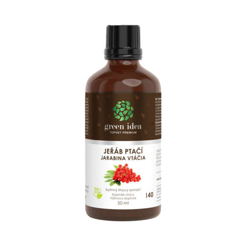 Jarabina vtáčia tinktúra – kvapky 50 ml – Green idea