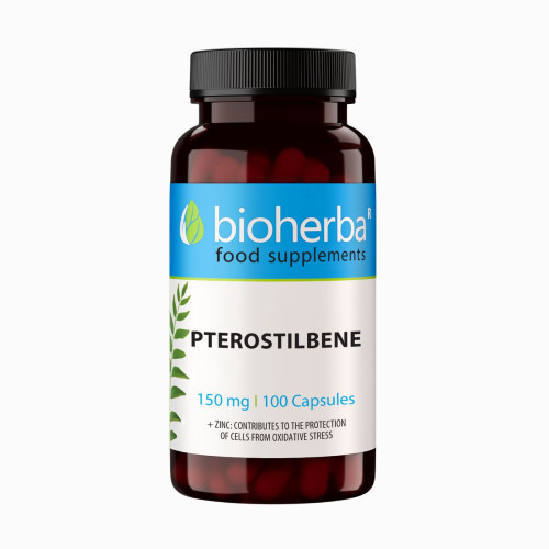 Pterostilbén 150 mg – 100 kapsúl – Bioherba