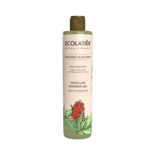 Micelárny sprchový gél  hydratačný Oganic Aloe Vera - 350 ml -  Ecolatier