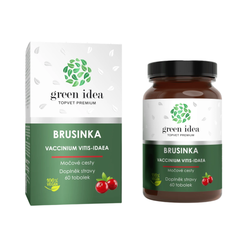 Brusnica – bylinný extrakt v kapsulách 60 ks – Green idea