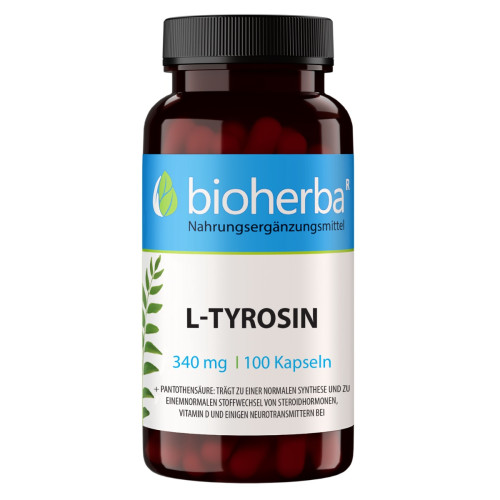 L-Tyrozín 340 mg – 100 kapsúl – Bioherba L-Tyrozín 340 mg – 100 kapsúl – Bioherba
