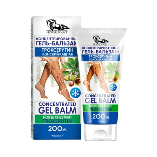 Gélový balzam na nohy Troxerutin s pagaštanom konským - 200 ml - Vitateka