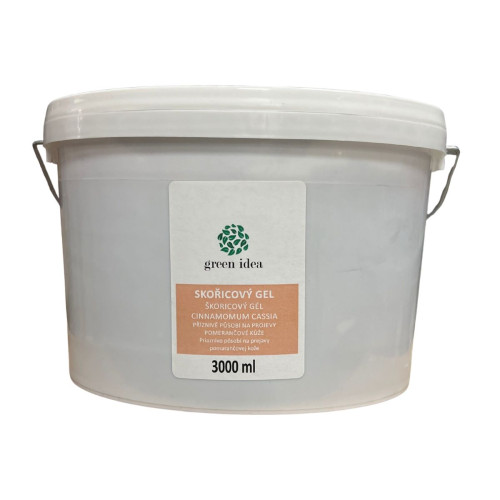 Škoricový masážny gél kabinet 3000 ml - Green idea