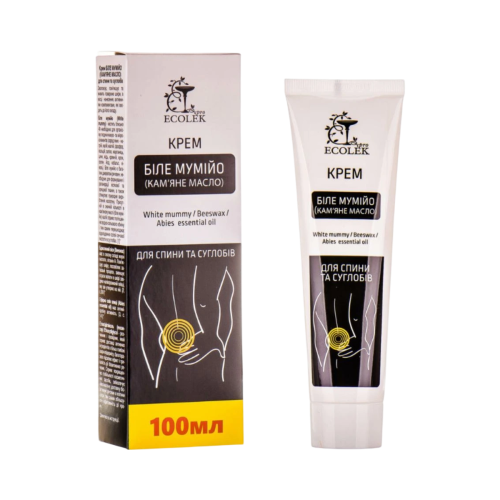 Krém BIELE MUMIO na chrbát a kĺby - 100 ml - Ecolek