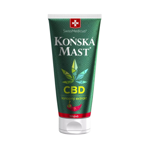 Konská masť s CBD hrejivá 200 ml – Green idea