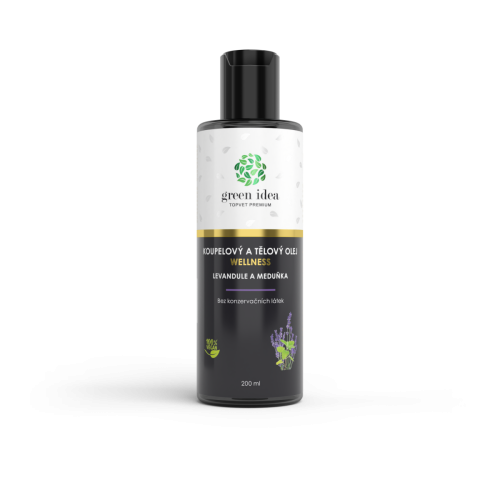 Levanduľa a medovka - kúpeľový a telový olej 200 ml - Green idea