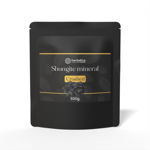 Minerál šungit drť - prírodný filter vody 500g
