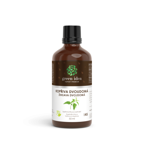Žihľava dvojdomá – tinktúra – kvapky 50 ml – Green idea