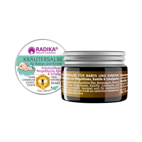Bylinná masť pre bábätká a deti s harmančekom - 30 ml - Bioherba