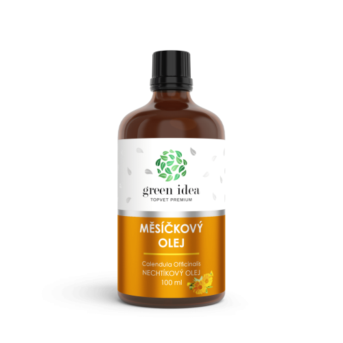 Nechtíkový bylinný olej 100 ml – Green idea Nechtíkový bylinný olej 100 ml – Green idea