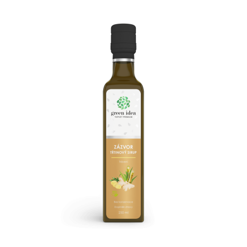 Zázvorový sirup trstinový 250 ml - Green idea Zázvorový sirup trstinový 250 ml - Green idea