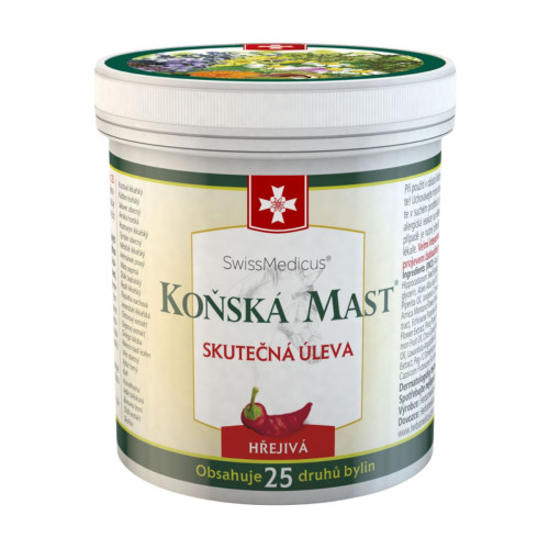 Konská masť hrejivá 500 ml – Green idea