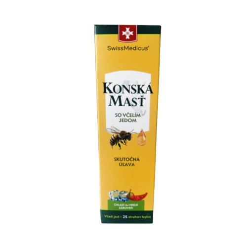 Konská masť so včelím jedom - 75 ml - SwissMedicus