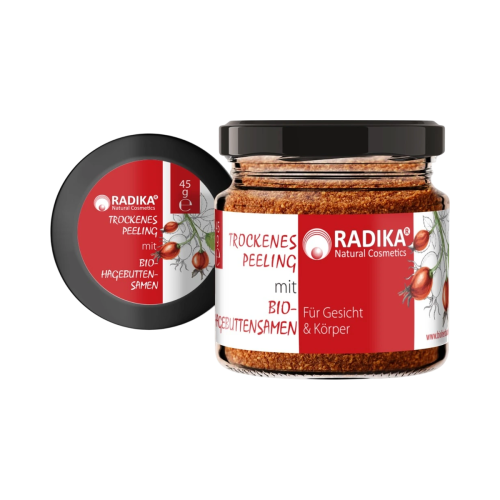 Suchý peeling s BIO šípkovými semienkami - 45 g - Bioherba