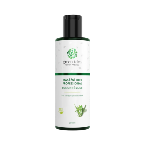 Rastlinné silice masážny olej – 200 ml – Green idea