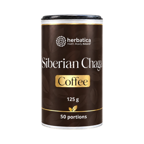 Sibírska čaga s prémiovou instantnou kávou arabica - 125g