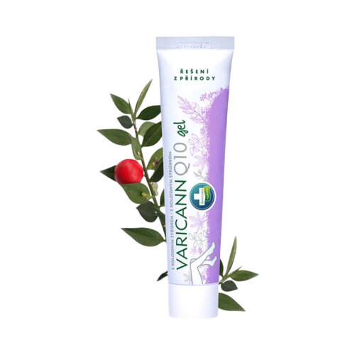 VARICANN Q10 gél na nohy, kŕčové žily s koloidným striebrom - 75 ml - Annabis
