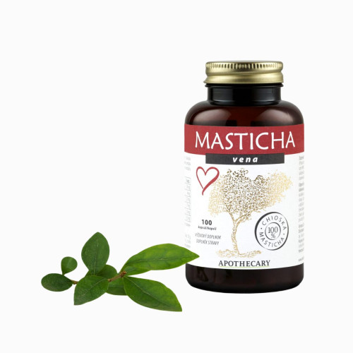 Masticha Vena pri problémoch s vysokým tlakom a cholesterolom - 100 tabliet