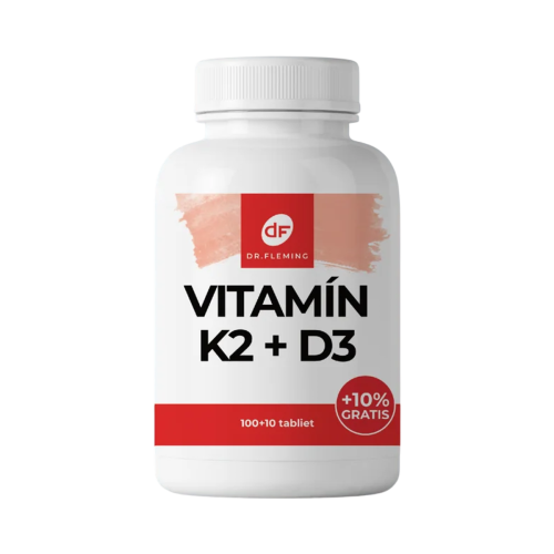 Vitamín K2 100μg + D3 3000IU - 110 tabliet - Dr. Fleming