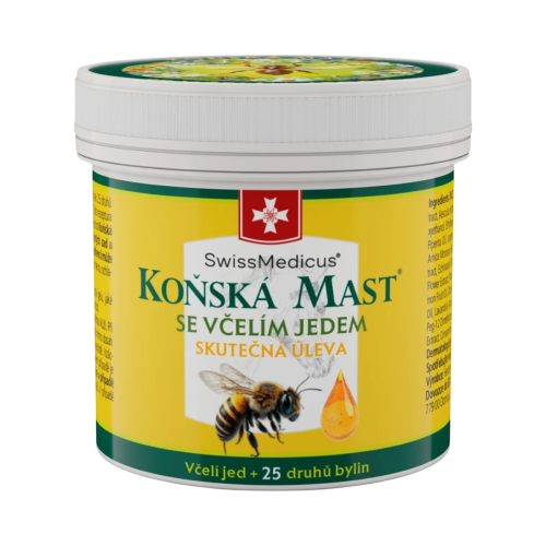 Konská masť so včelím jedom 150 ml - Swiss Medicus