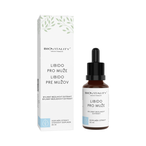 Libido pre mužov – bezalkoholová tinktúra – kvapky 25 ml – Green idea