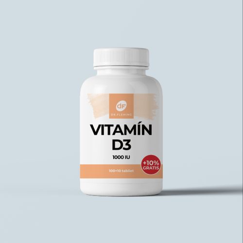 Vitamín D3 1000IU - 110 tabliet - Dr. Fleming