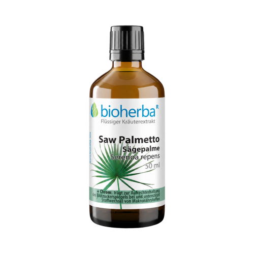 Serenoa plazivá kvapky – tinktúra – 50 ml – Bioherba