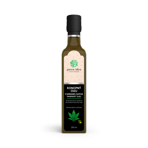 Konopný olej 250 ml – Green idea